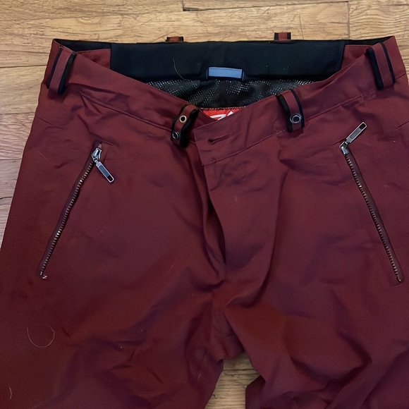 Bonfire XL Maroon tailored Fit Snowboarding Pants - Picture 2 of 3